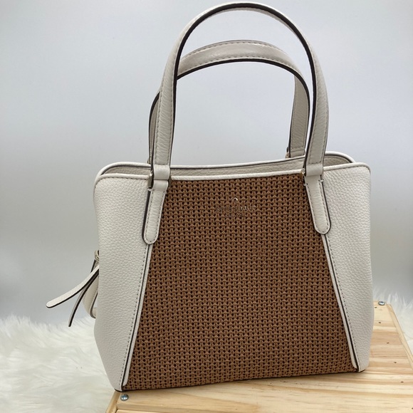 NWT Kate Spade Jackson Straw Triple Satchel - Picture 6 of 15